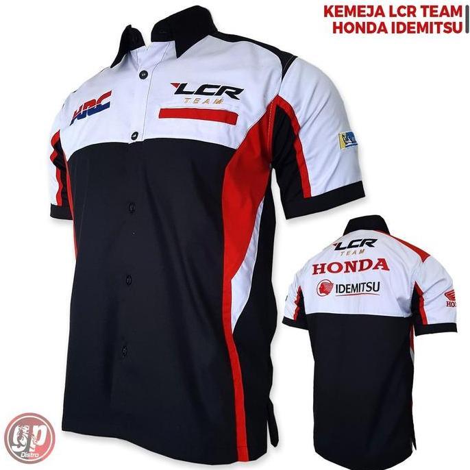Kemeja Honda Lcr Team Idemitsu Bandung Bordir