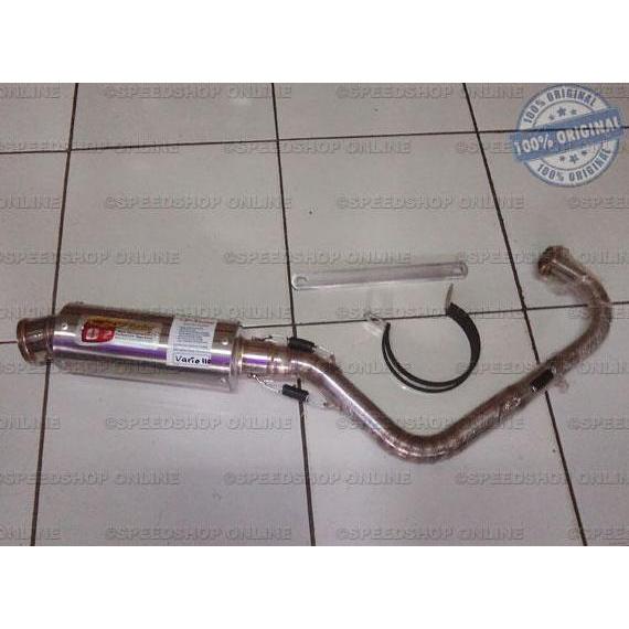 Knalpot CLD Racing Vario Type C2 Silencer Bulat Doff Original