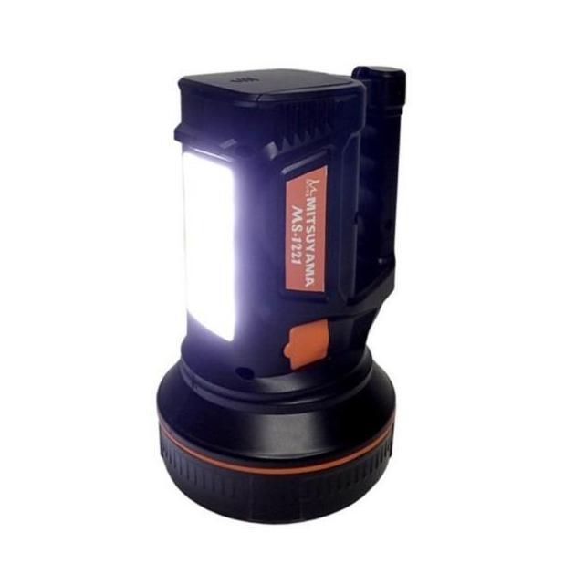 Mitsuyama Senter Tangan Super Terang 50 Watt + 15 Watt Ms-1221 - Senter Tangan Led Emergency - Sente