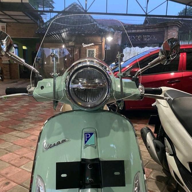 flyscreen winshield vespa primavera / aksesoris vespa primavera / visor vespa Original