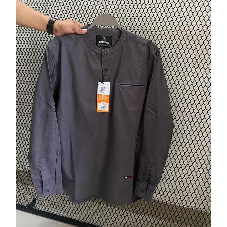 Baju Koko Retama Lengan Panjang Premium /Terlaris /Kokoviral/Koko Mewah /Koko Berkualitas Muslim Teb