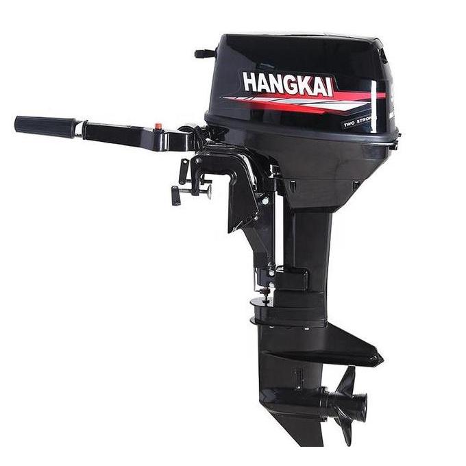 Mesin Tempel Hangkai 9.8 PK HP Outboard Perahu Kompatibel Yamaha Parsu
