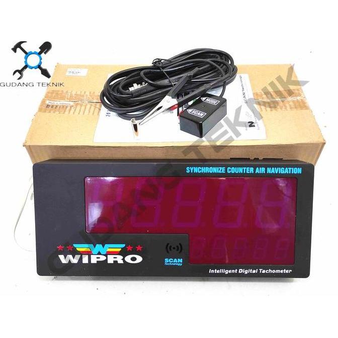 TACHOMETER DIGITAL RPM MOTOR MOBIL WIPRO ALAT UKUR PUTAR KECEPATAN RPM ORIGINAL DAN TERPERCAYA