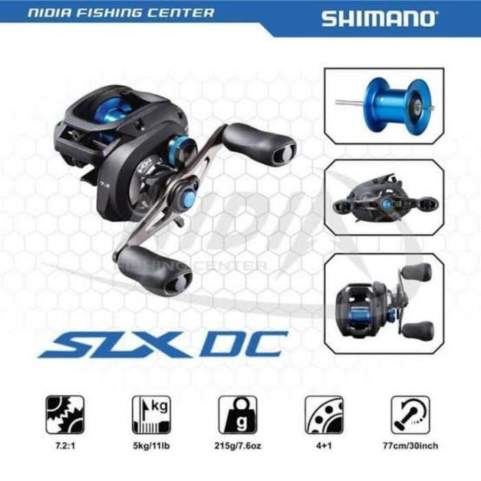"Cod" - Reel Shimano Slx Dc 151 Baitcasting Left Handle Shimano Slxdc Bestseller