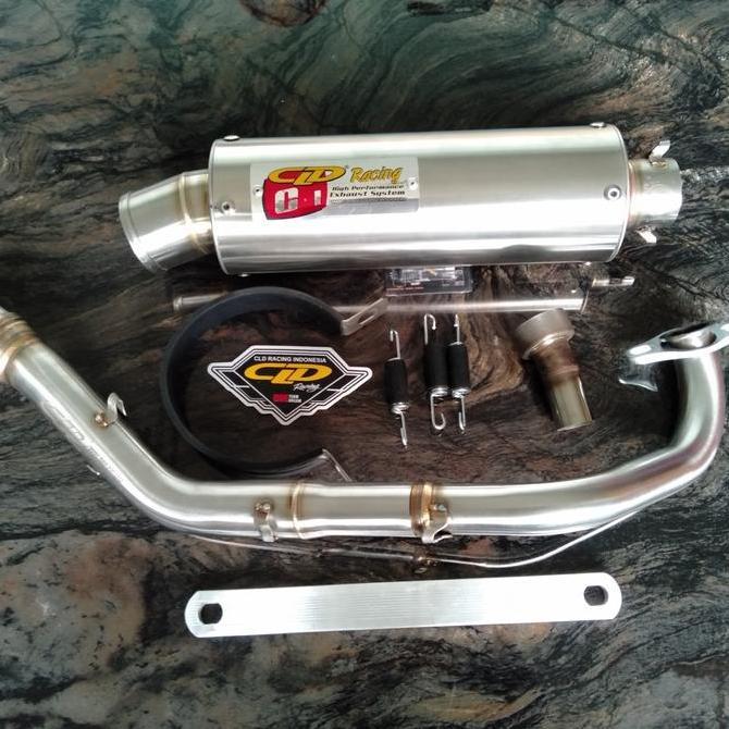 Knalpot CLD Racing Honda Genio All New Beat 2020 type C1 Bulat Original