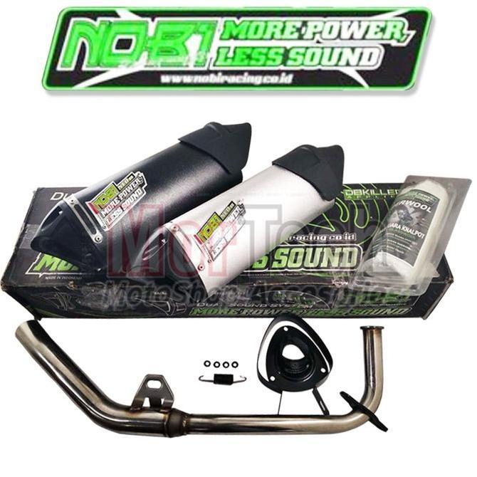 KNALPOT KENALPOT RACING NOBI NOB1 NEO SS VARIO 125 150 FI DUAL SOUND Original