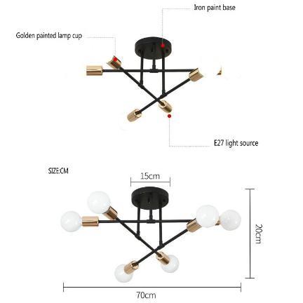 Lampu Hias Gantung Lampu Kamar Tidur Lampu Gantung Ruang Tamu Lampu Hias Kamar Lampu Plafon Minimali