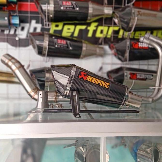 Knalpot Racing Akrapovic Short for Ninja 250 fi Z250 Original