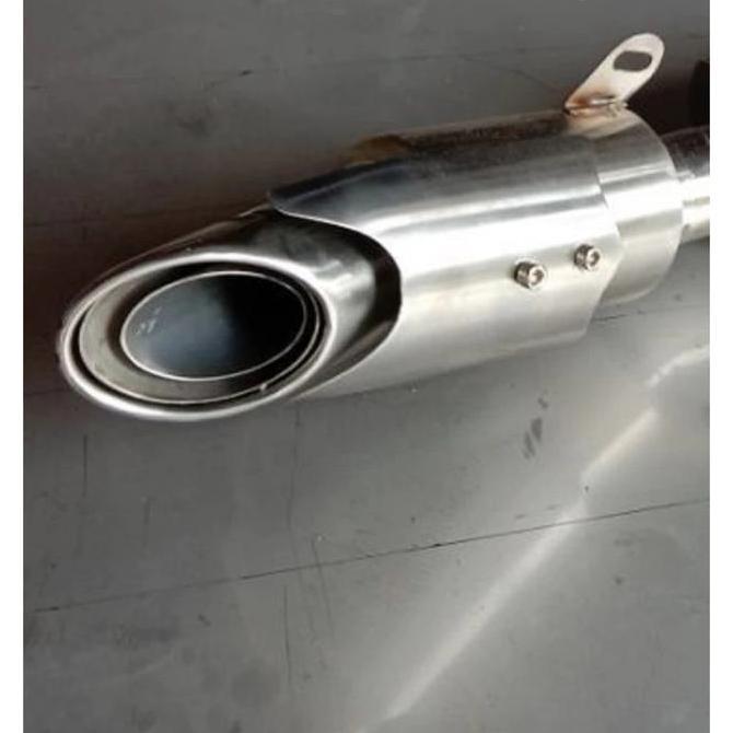 Silencer knalpot racing model standar zx25r all motor Original