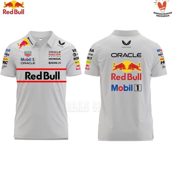 DV123 - Polo shirt Kaos Kerah Red Bull Racing Formula One F1