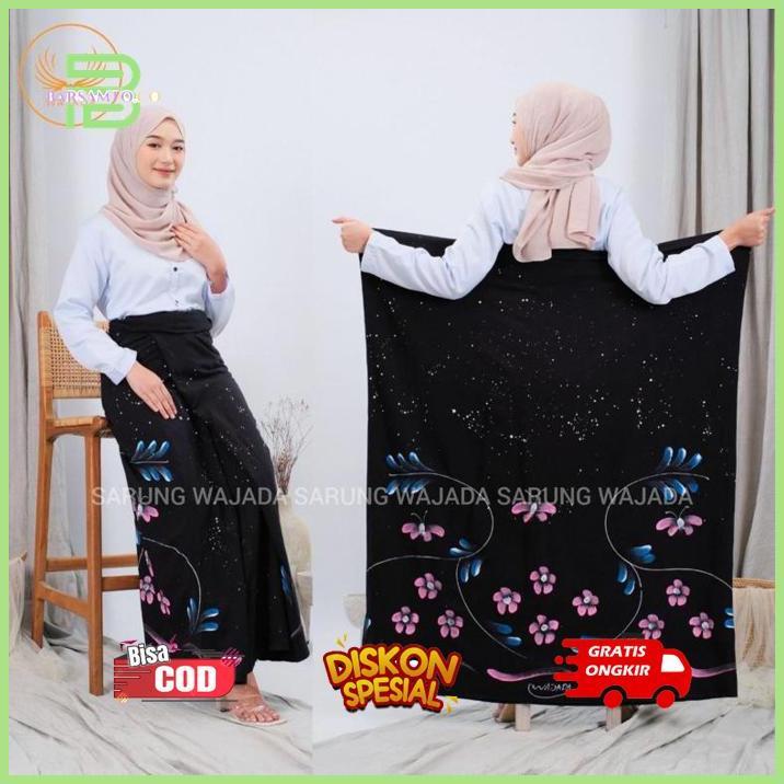 gd-324 gd-12 vf-52 Sarung lukis wanita sarung santung lukis mbak santri sarung gloyor lukis pekalong