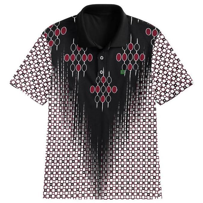 DB79>> Kaospolos - Kaos Polo Shirt Distro Motif Batik Lengan Pendek Saku Dewasa Atasan Kaos Kerah Pr
