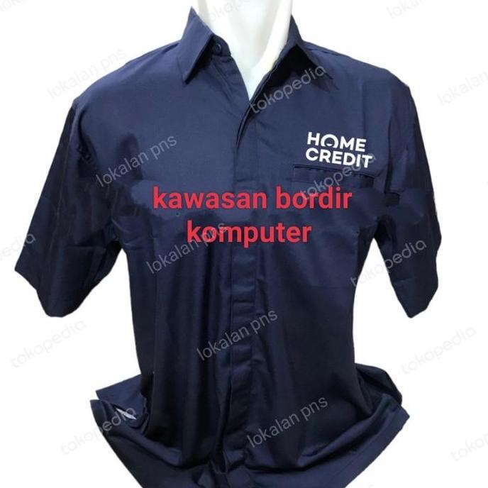 DS152 }} terbaru seragam home credit kemeja home credit pdh home credit kemeja
