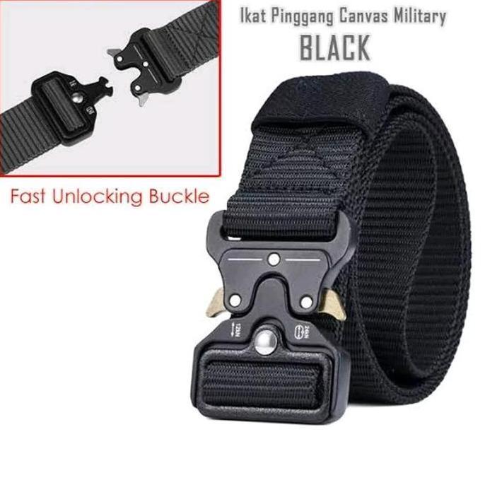 DF313>> Miluota Ikat Pinggang Pria Canvas Militer