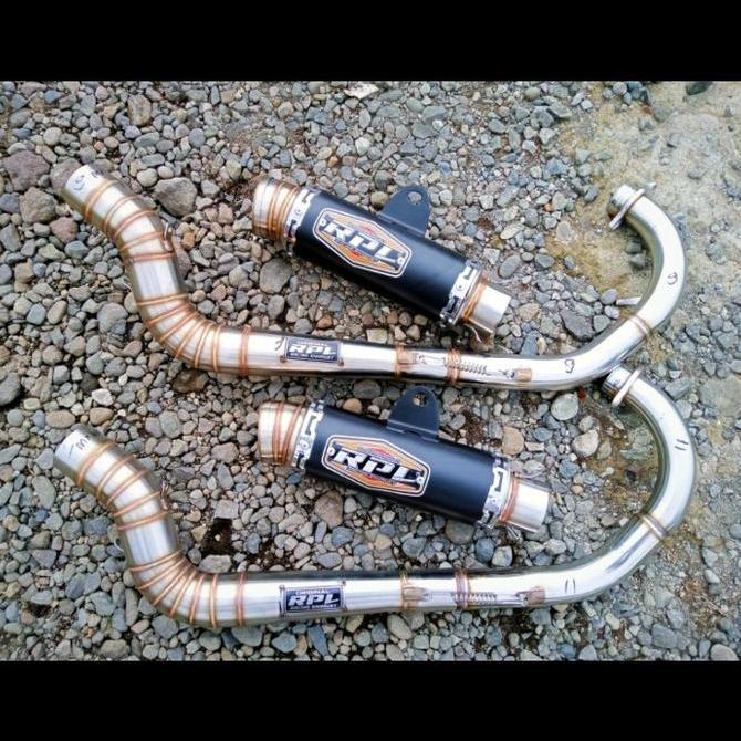 KNALPOT RACING tipe SHORT MALAYSIA STYLE MX KING original RPL RACING EXHAUST Ori Original