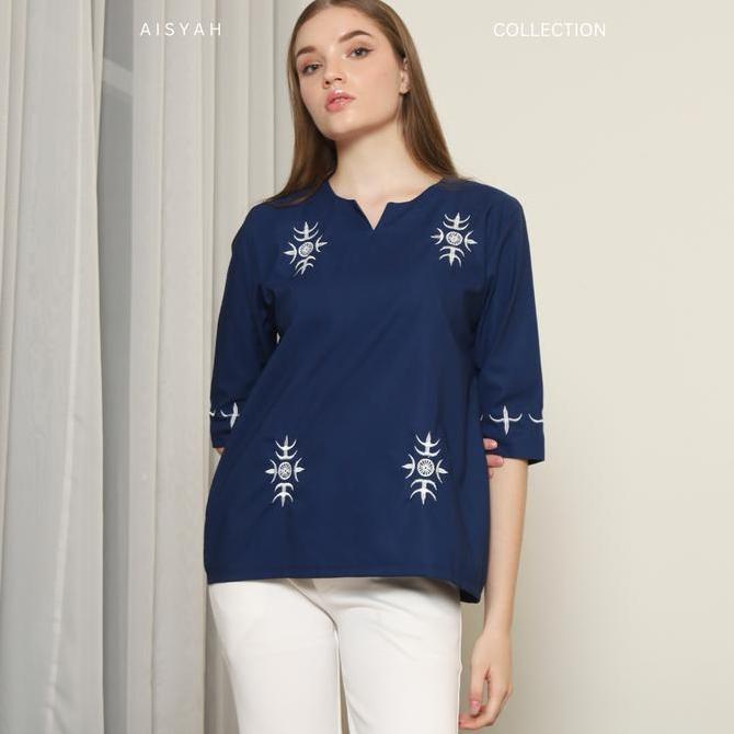 DF337>> Baju Cele - Bordiran Khas Ambon Maluku - baju wanita dan pria etnik