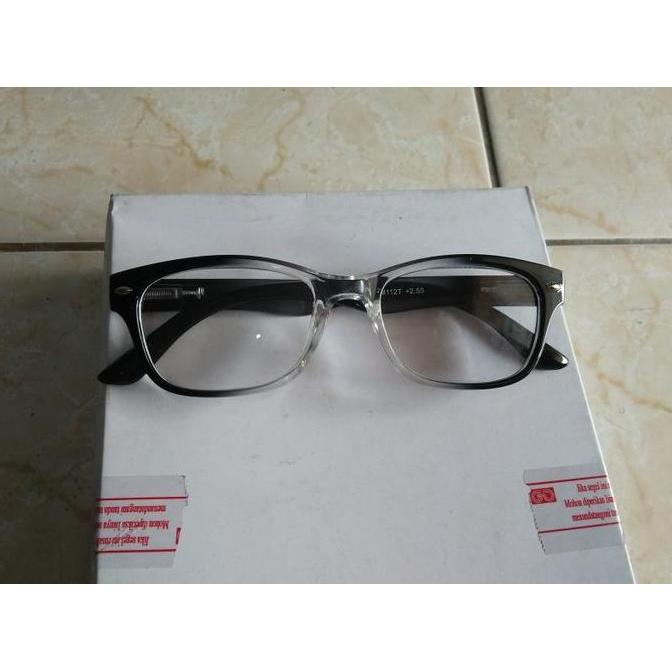 DB59 >> Kacamata plus 2.50 kacamata baca trendy dan gaya ZM112
