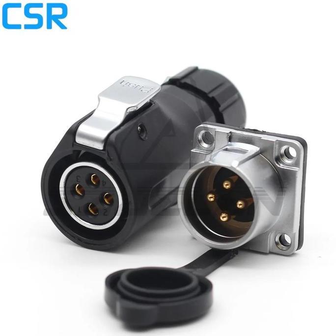 Promo Xhp20 Series, Waterproof Connector 4-Pin Plug And Socket,Panel Mount Connector, Electric Conne