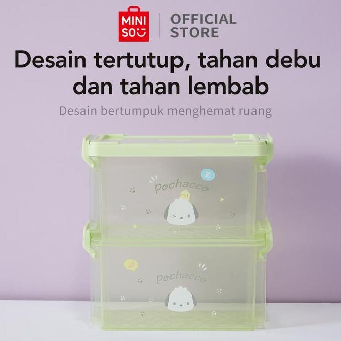 Miniso My Melody Sanrio Storage Box  Storage Box Kotak Penyimpanan