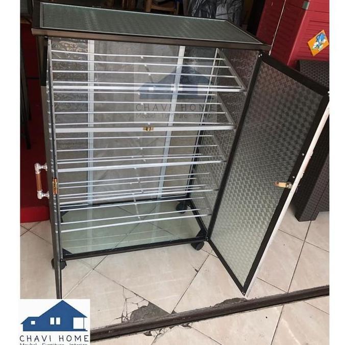 Rak sepatu aluminium lemari sepatu tempat sepatu shoes rack 5 susun