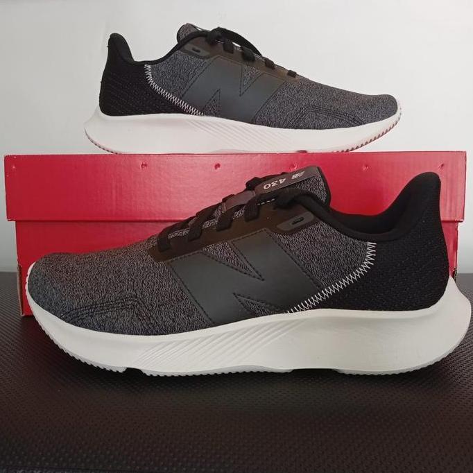 Sepatu lari wanita New Balance 430 V3 Women's Running Shoes - Black - ORIGINAL