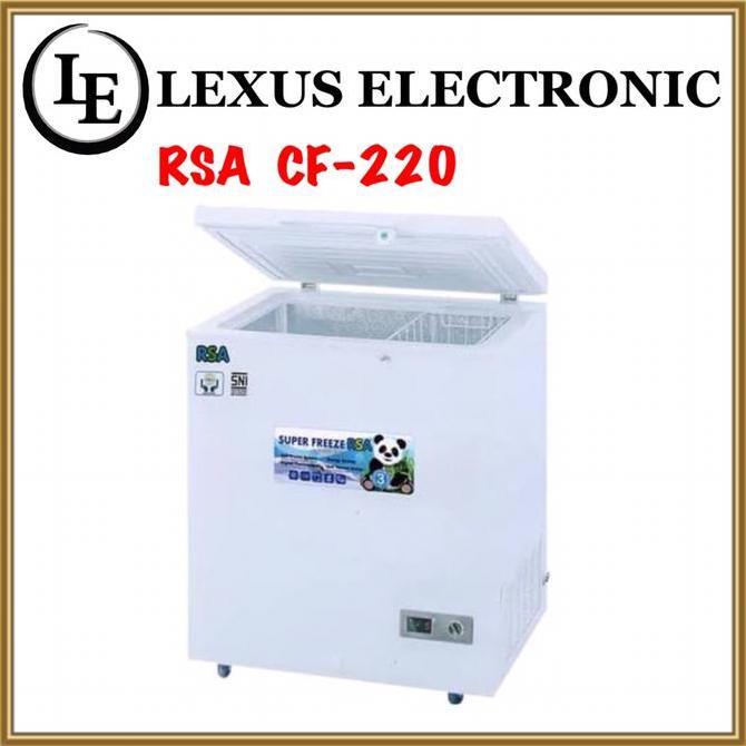 TERLARIS - PROMO MURAH KULKAS CHEST FREEZER RSA CF220 220 LITER GARANSI RESMI