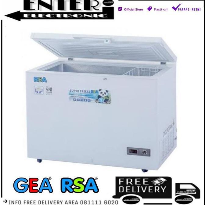 NEW RSA CF450 - CHEST FREEZER RSA 450 LITER FREEZER BOX PEMBEKU RSA CF 450