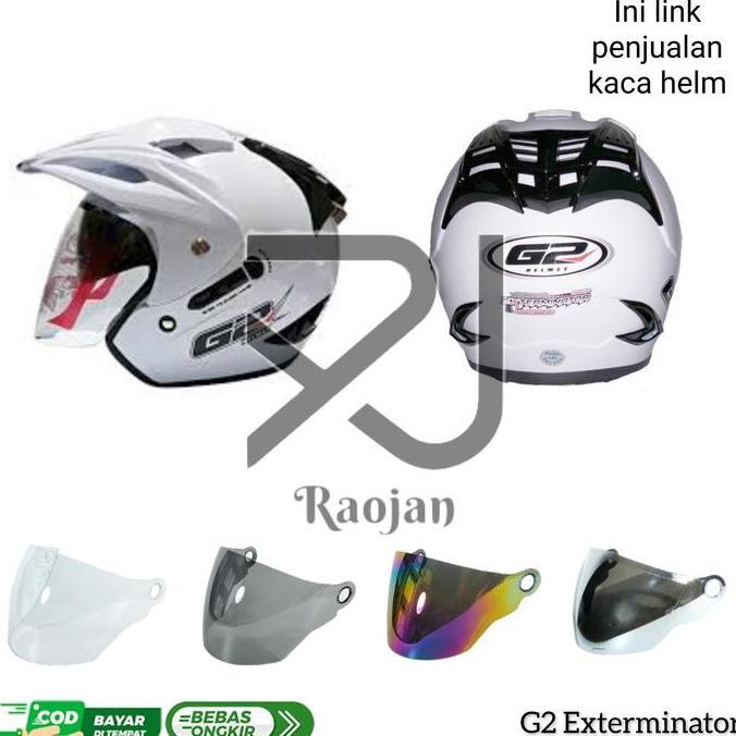 DV105 >> Kaca helm G2 Exterminator Visor helm G2 Exterminator