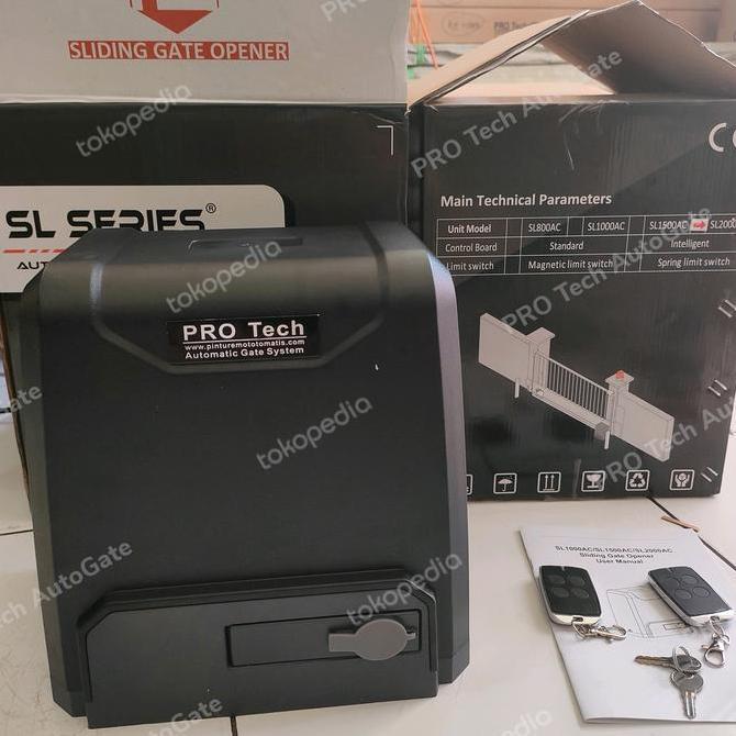 Automatic Sliding Gate PRO Tech 2000 Remot