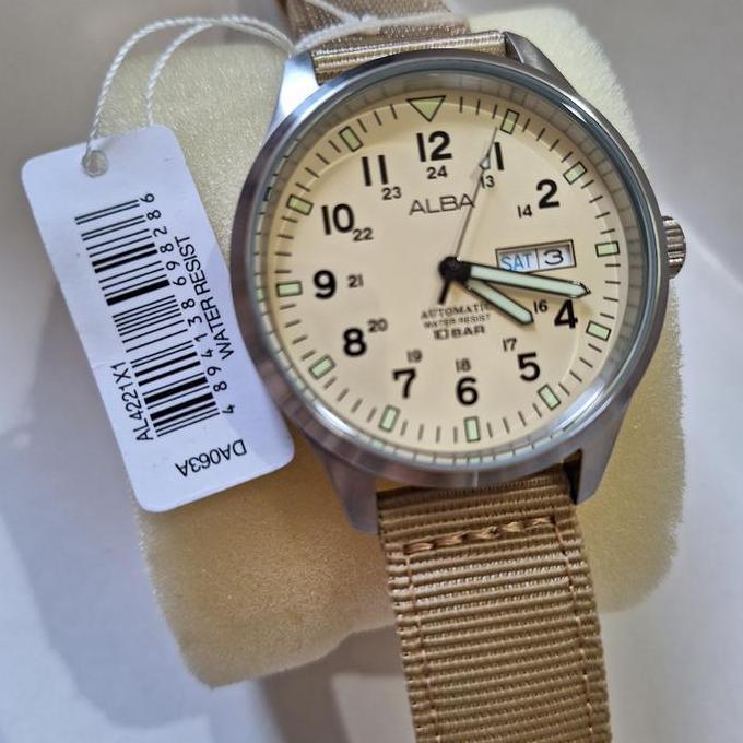 Alba Jam tangan pria Automatic otomatis AL4221 original