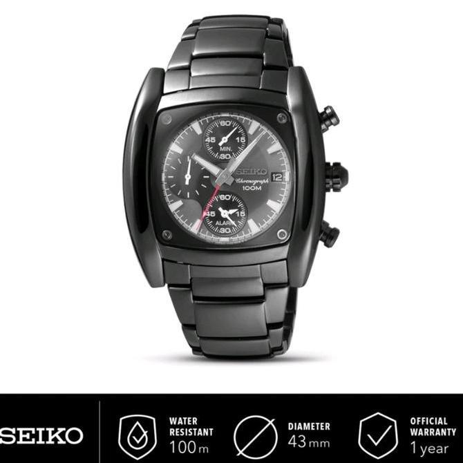 Jam Tangan Seiko SNAB01P1 Chronograph Alarm 7T62 WR100M Quartz Snab01