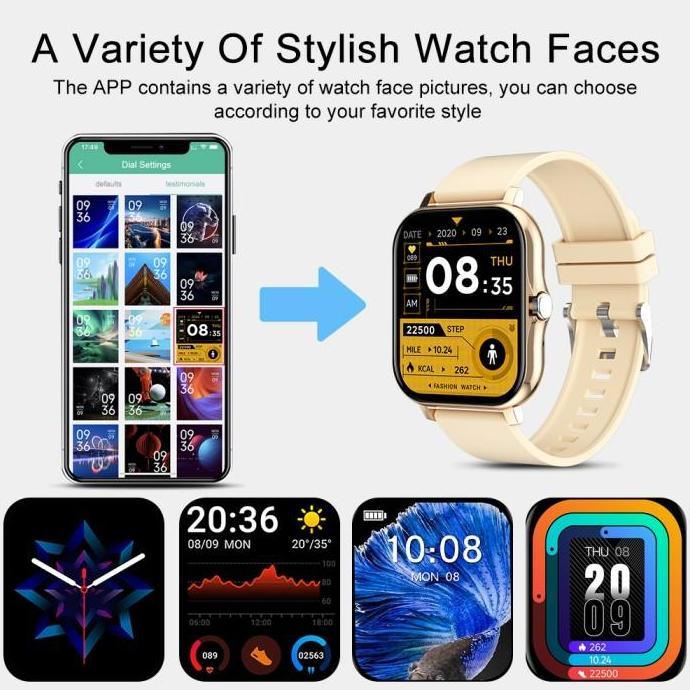 Y13 Smartwatch Color Screen magnetic charging Full touch Fitness