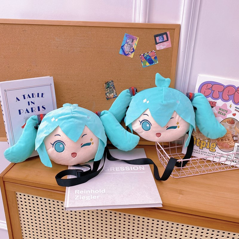 [COD]Tas selempang gadis lucu dua dimensi gaya Jepang, tas bahu boneka komik kartun, tas khusus