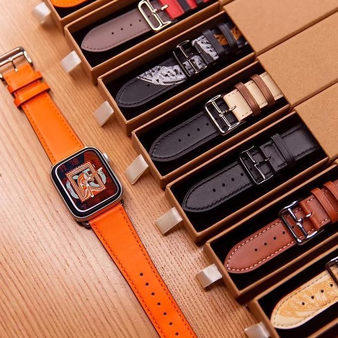 Leather Strap Band for Apple Watch Ultra 2 49mm 9 8 7 45mm 41mm 6 SE 44mm 40mm 38mm 42mm Single Tour