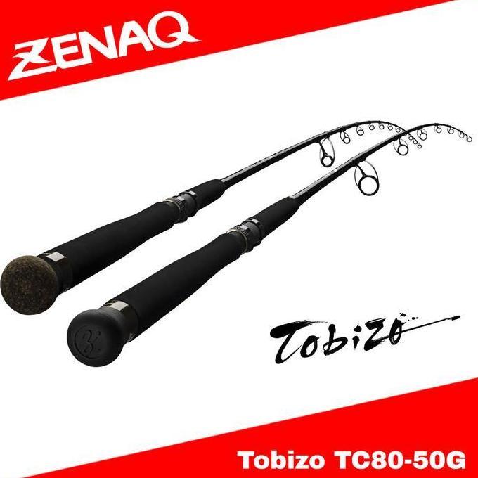 Joran Pancing Zenaq Spinning Rod Tobizo TC80-50G #gratisongkir