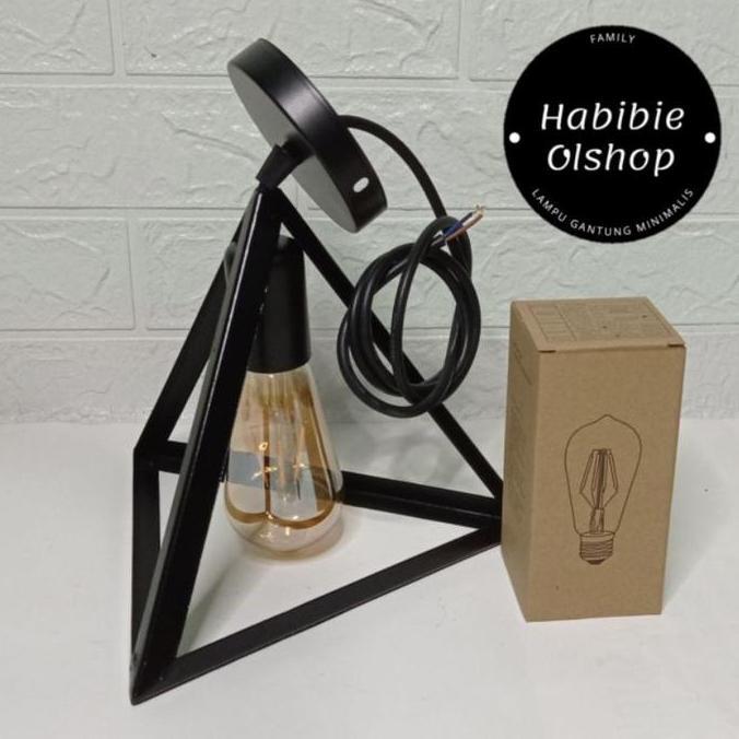 Lampu Gantung Minimalis Lampu Cafe Segitiga