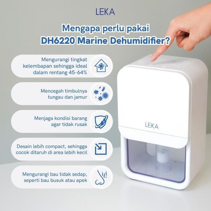 LEKA DH6220 Marine Dehumidifier - Serap Air Penyerap Kelembaban Udara
