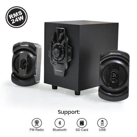 Speaker Bluetooth Simbadda CST 2100N+ - Subwoofer Bass Multimedia Speaker