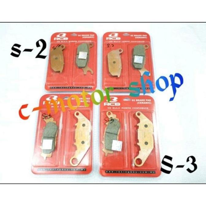Kampas Rem Rcb Disc Pad Rcb S Series S1 S 2 S 3 Kiri & Kanan Untuk Kaliper Rcb S1/S2/S3 Kampas Rem D