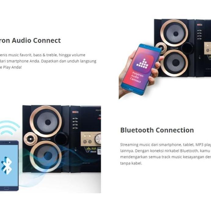 Compo Polytron Xl-2910 | Xl2910 Hifi Usb Bluetooth Sd Dvd Tape Kualitas Terbaik Harga Termurah