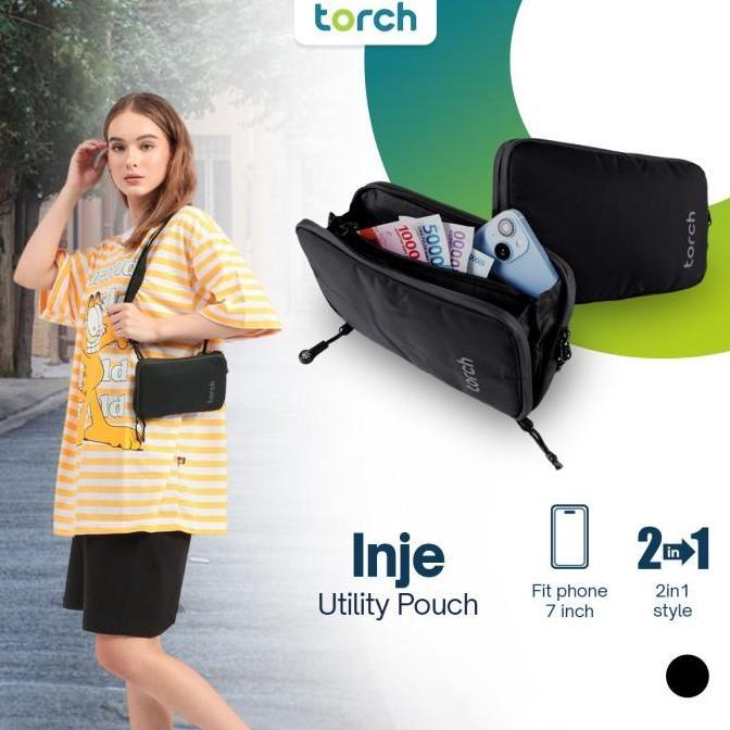 Promo Tas Dompet HP Torch Inje Sling Bag Utility Pouch Clutch Outdoor Travel COD