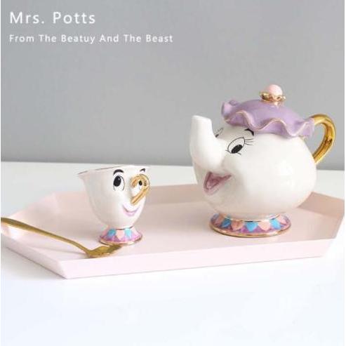 Mrs Potts Teapot Teko Disney Set Teko Beauty And The Beast Teapot