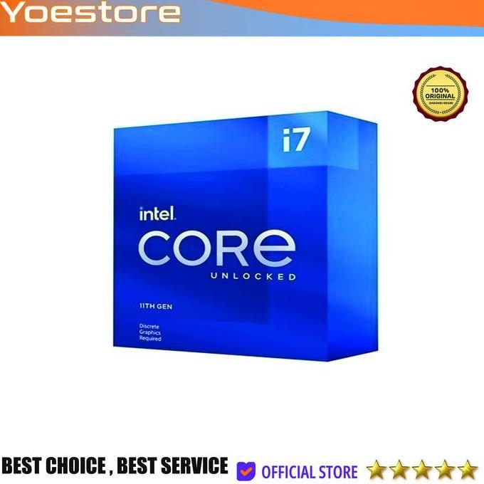 TERBARU INTEL CORE I7 11700F LGA 1200 GEN 11 BISA GRAB