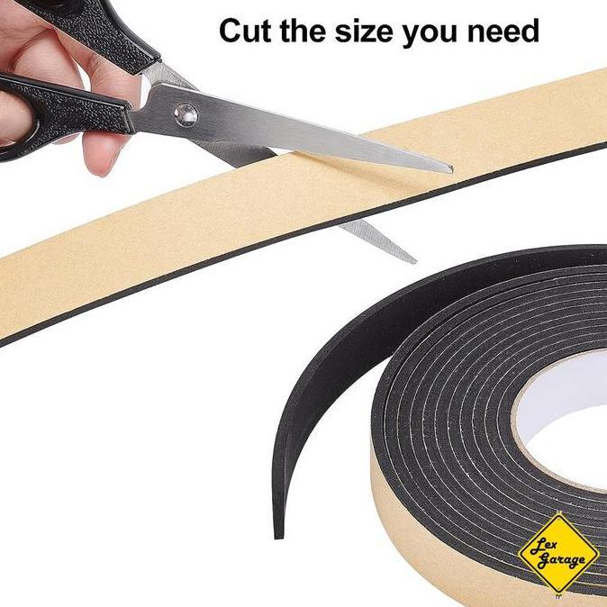 Door Seal Strip Busa Foam Peredam Suara Penutup Celah Pintu Jendela