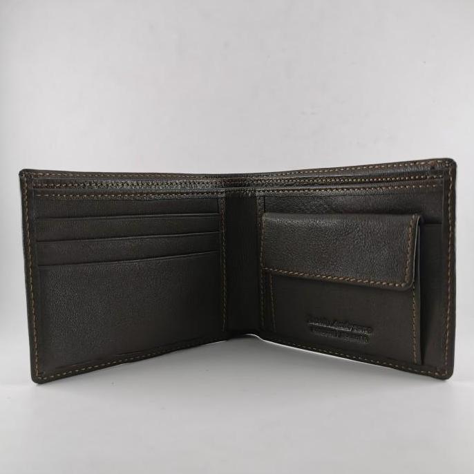 Promo LA-171 Dompet Pria dengan Tempat Koin Kulit Sapi Louis Andreano COD