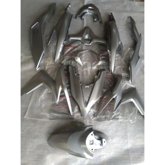 (Termurah) Full Set Body Vario 150 New Led 2018-2021 Silver Doff Matte Original Bestseller