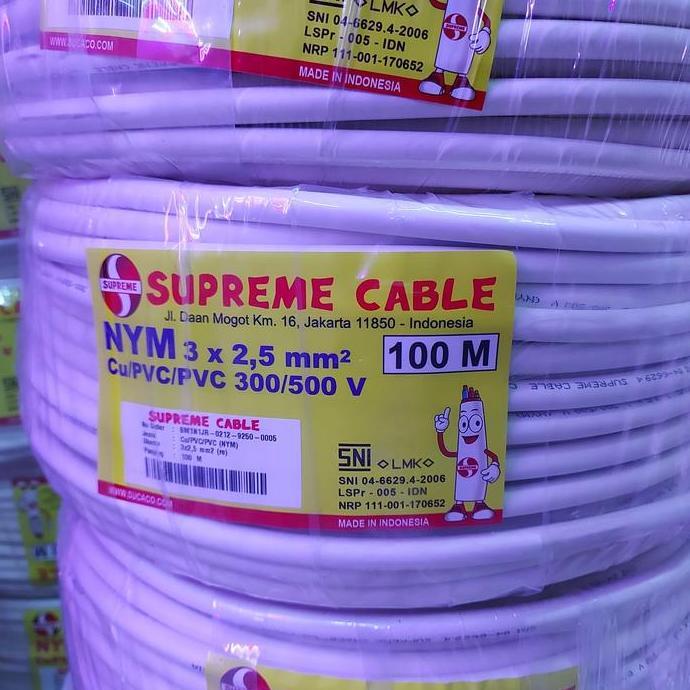 Kabel NYM 3x2,5x100 Meter Supreme