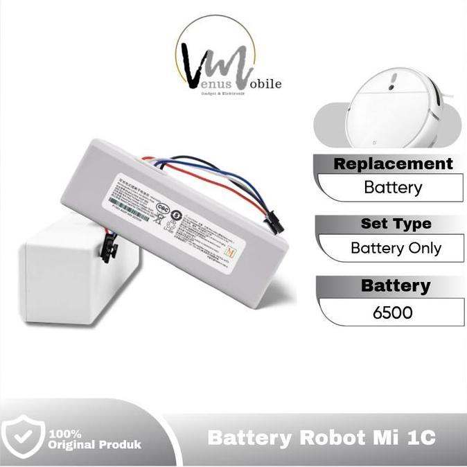 Battery Mijia Mi Robot 1C Vacuum Cleaner Mop Baterai