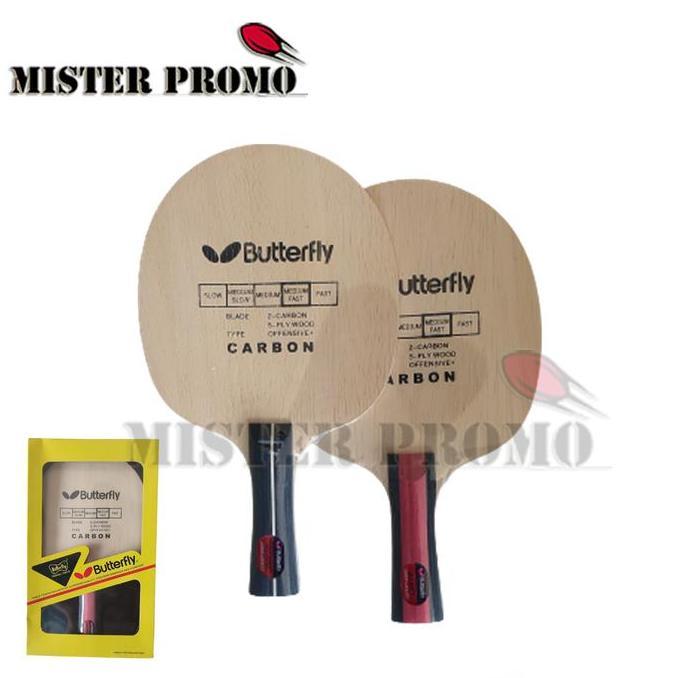 Kayu Bet Bat Blade Pingpong Tenis Meja Butterfly Carbon Murah