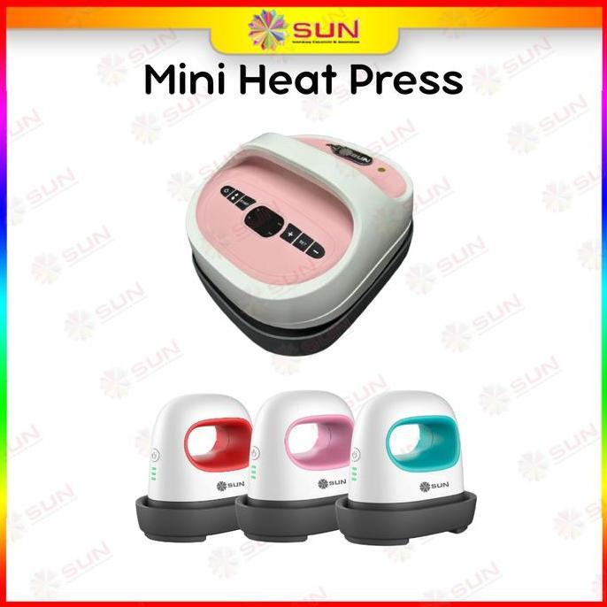 Mesin Press Sablon Kaos, Logo, Topi Mini Hobby Heat Press (Sablon Press Logo, Kaos, Lengan, Saku Baj